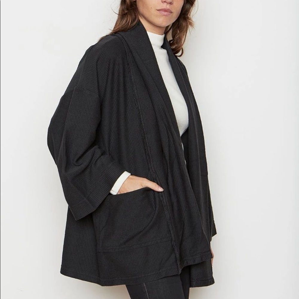 Back Beat Rags Abbot Corduroy Knit Robe - Picture 5 of 6